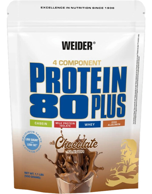 Protein 80 Plus Chocolate - Chocolate flavour flavor protein powder by Weider