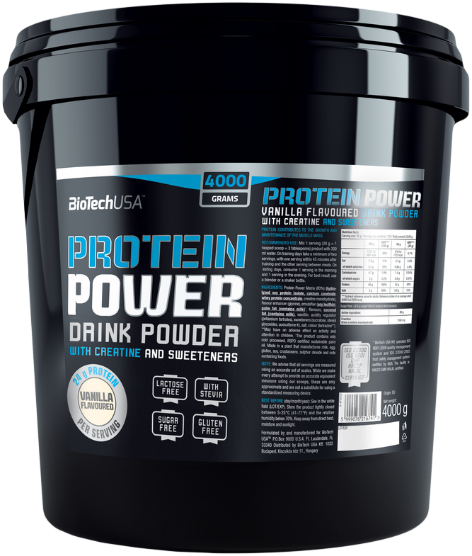 BioTech USA Protein Power 4000 g vanilie