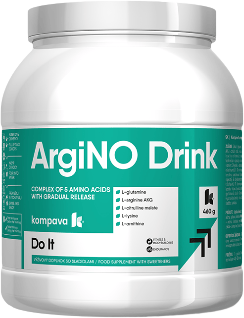 Kompava ArgiNO drink 460 g măr cu lămâie