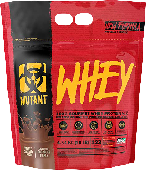 Mutant Whey 4540 g chocolat.