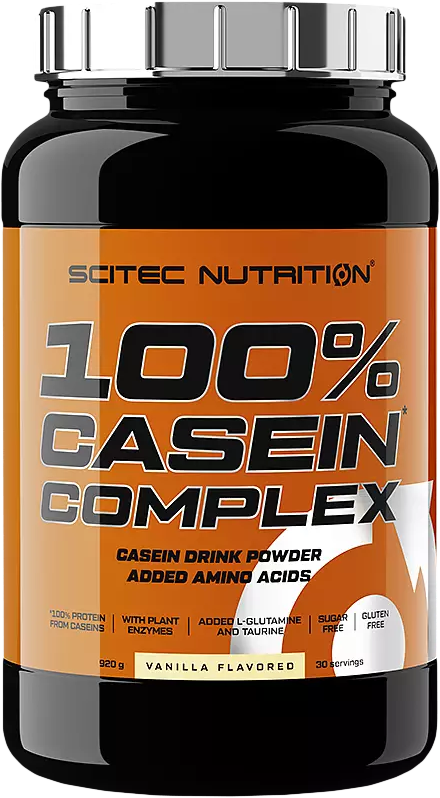 Scitec Nutrition 100% Casein Complex 920 g Belgisk choklad