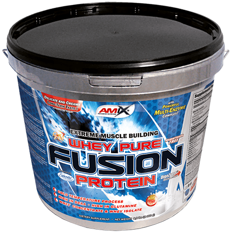 Amix Whey-Pro Fusion Protein 4000 g ciocolată dublă cu nucă de cocos