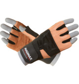 MadMax Fitness Handschuhe Professional Natural Brown / Black MFG-269 1 Paar