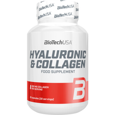BioTech USA Hyaluronic & Collagen 30 kapsúl