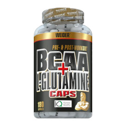 Weider BCAA + L-glutamine 180 kapslí