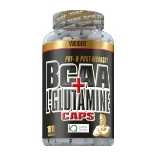 Weider BCAA + L-glutamine 180 kapslí