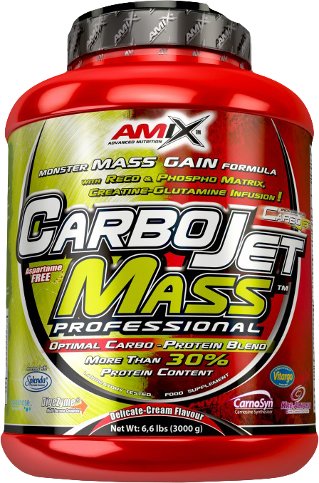 Amix CarboJet Mass Professional 3000 g morango-banana