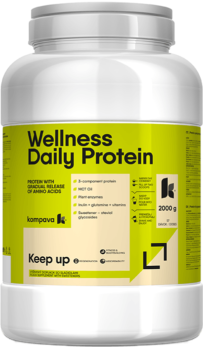 Kompava Wellness Daily Protein 2000 g vanília