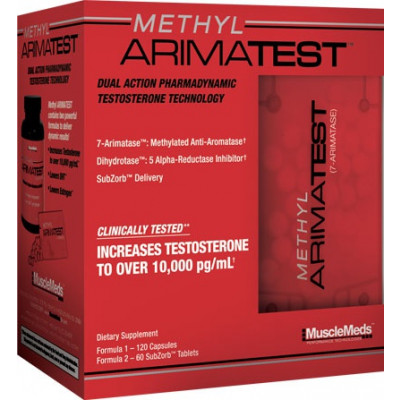 MuscleMeds Methyl Arimatest 120 kaps + 60 tablet
