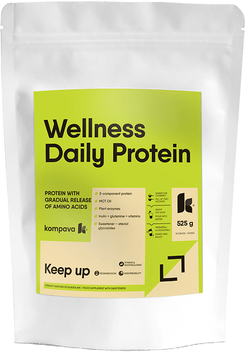 Kompava Wellness Daily Protein 525 g ciocolată-cocoș