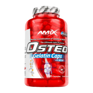 Amix Osteo Gelatin + MSM 200 kapslí