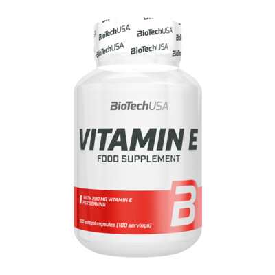 BioTech USA Vitamin E 100 kapslí