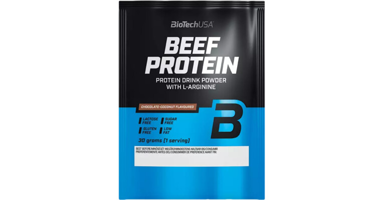 BioTech USA Beef Protein 30 g jahoda