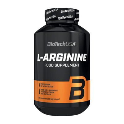 BioTech USA L-Arginine 90 kapslí