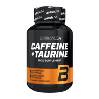 BioTech USA Caffeine + Taurine 60 kapslí