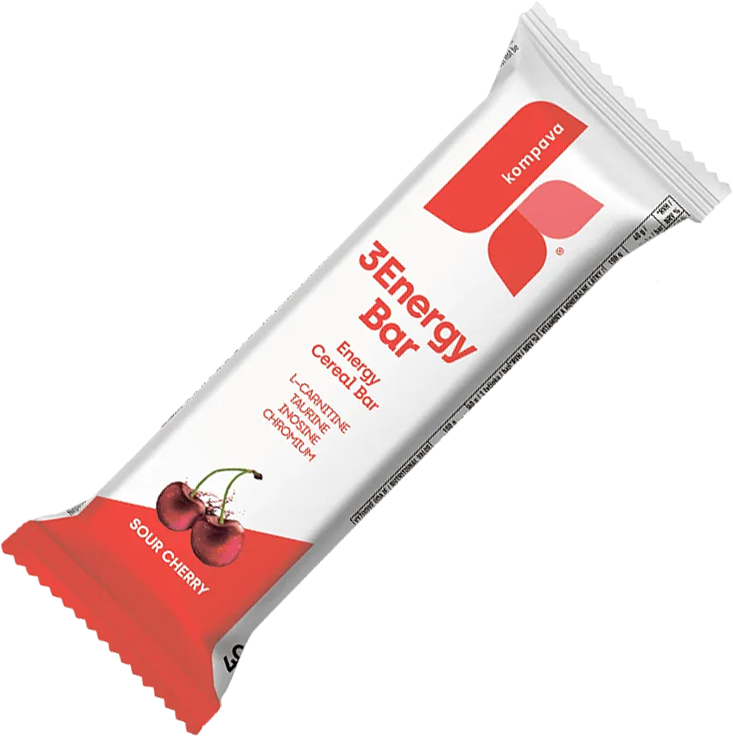 Kompava 3Energy Bar 40 G Pomaranč
