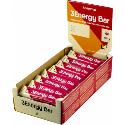 Kompava 3Energy bar BOX 32 x 40 g