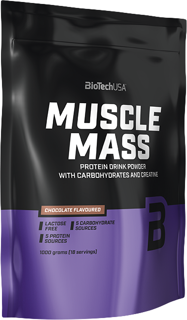 BioTech USA Muscle Mass 1000 g baunilha