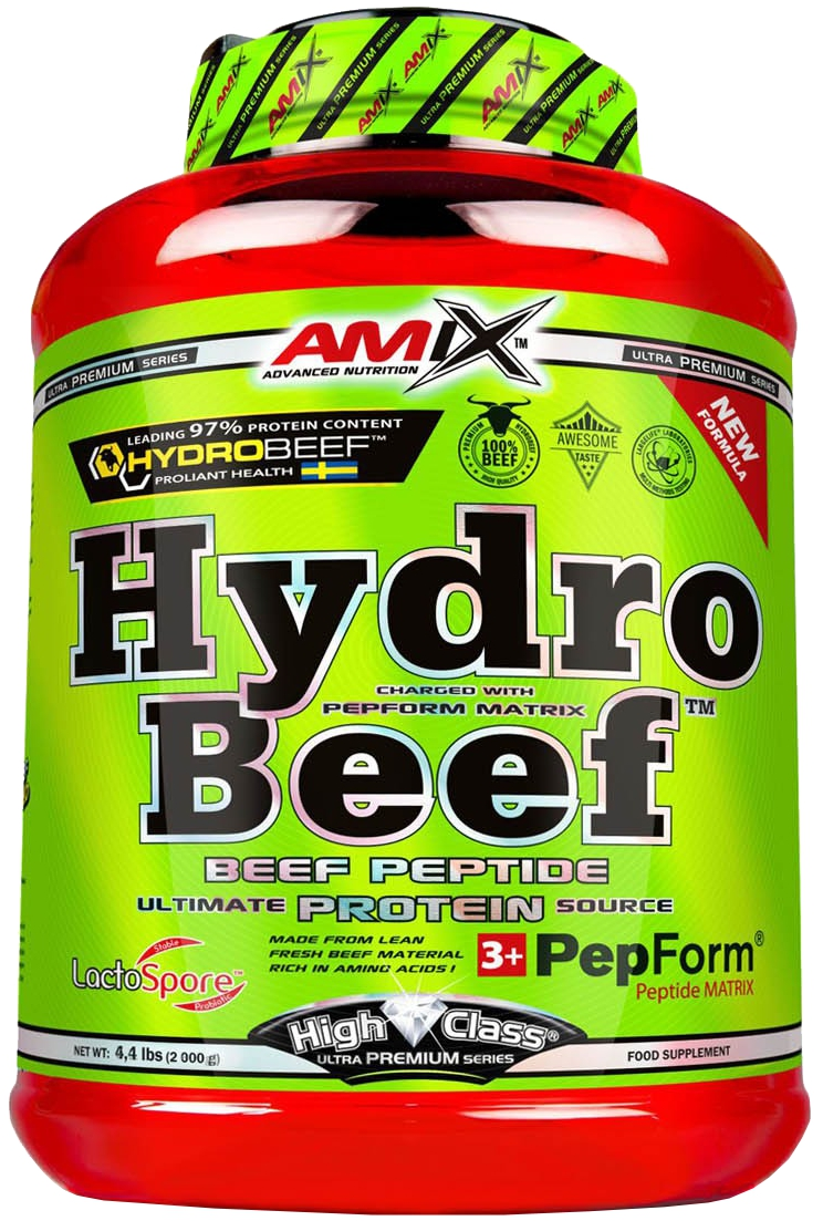 Amix HydroBeef Peptide Protein 2000 g csokoládé-kókusz