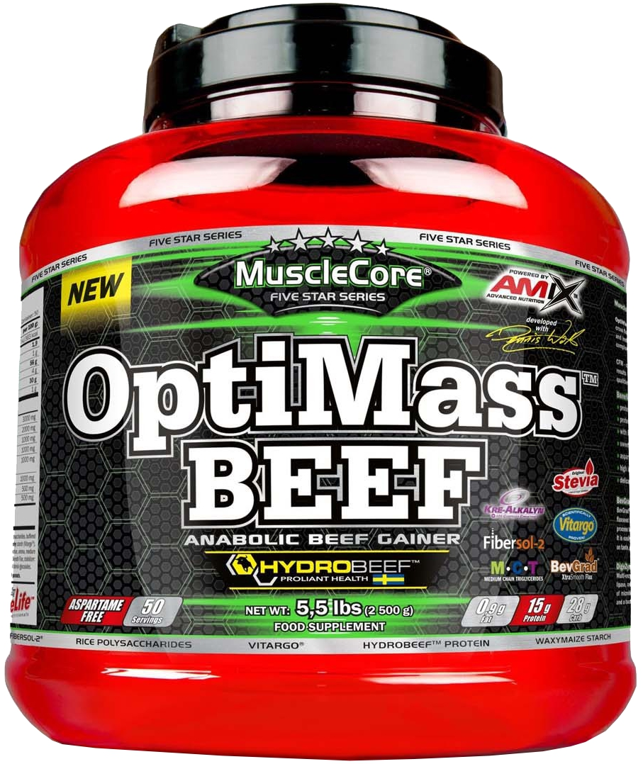 Amix MuscleCore OptiMass Beef 2500 g dupla csokoládé