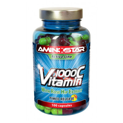 Aminostar Vitamín C 1000 100 kapslí