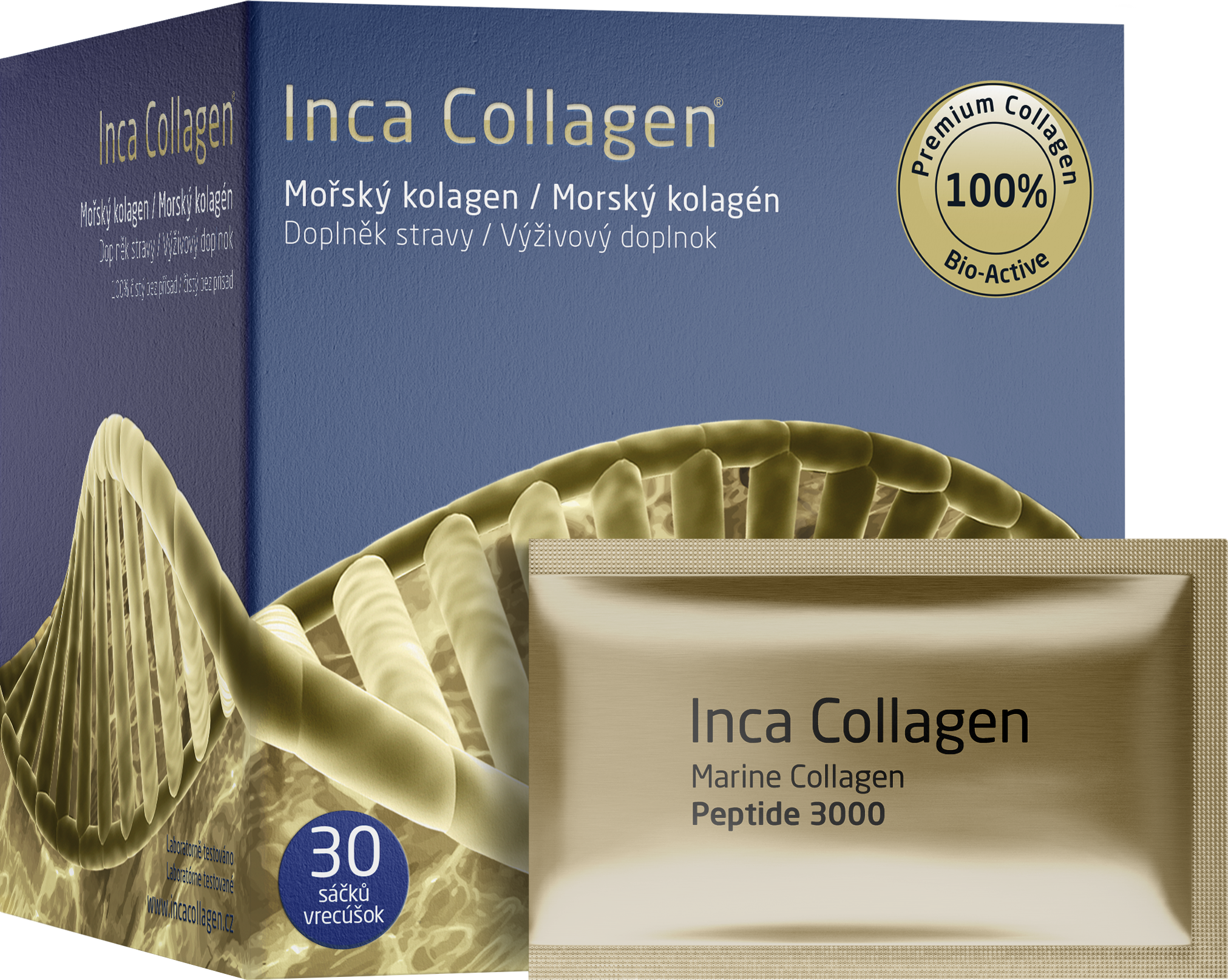 Inca Inca Collagen hydrolyzovaný rybí kolagén 30 vrecúšok