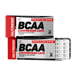 Nutrend BCAA Compressed Caps 120 kapslí