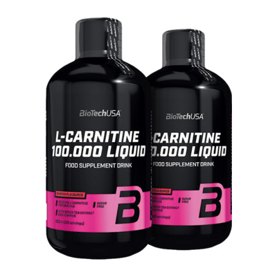 BioTech USA 2x L-Carnitine 100.000 Liquid 500 ml