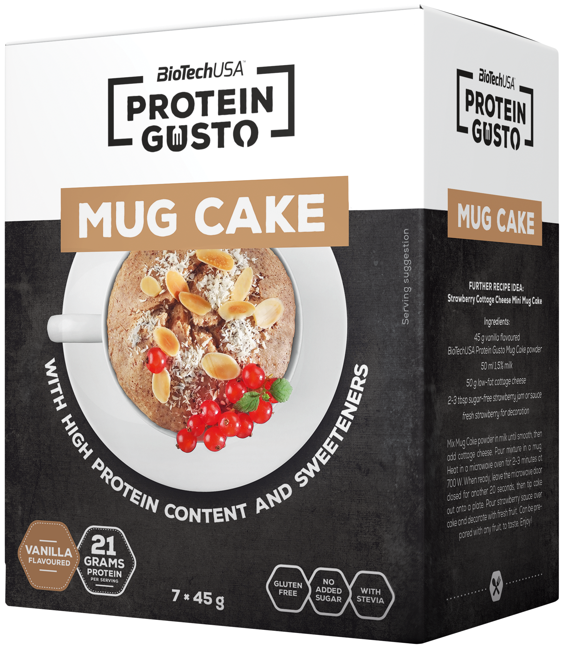 BioTech USA Protein Gusto Mug Cake 7 x 45 g vaniglia
