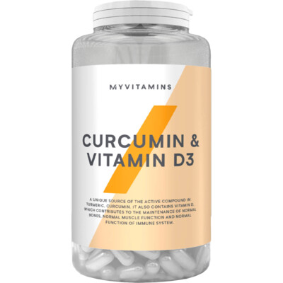 MyProtein MyVitamins Curcumin & Vitamin D3 180 kapslí