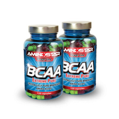 Aminostar BCAA Extreme pure 1+1 zadarmo 2 x 120 kapslí