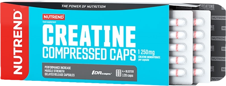 Nutrend Creatine Compressed Caps 120 Kapseln