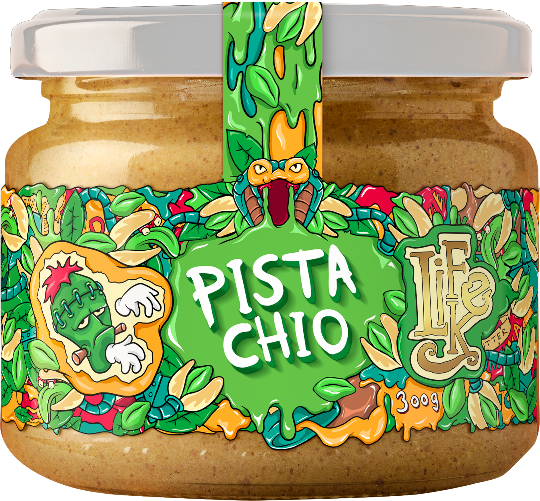 LifeLike Pistáciové máslo 300 g pistácie