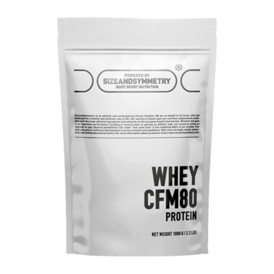 Sizeandsymmetry Whey 80 CFM 1000 g