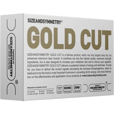 Sizeandsymmetry Gold Cut 60 Kapseln