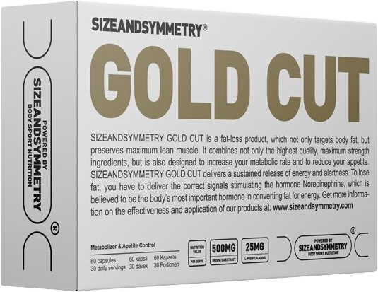 Sizeandsymmetry Gold Cut 60 Kapsúl