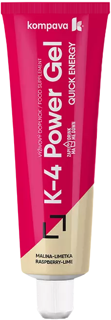 Kompava K 4 Power Gel 70 g lampone-lime