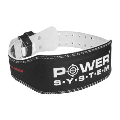 Power System Weightlifting Belt Power Basic PS 3250 fekete