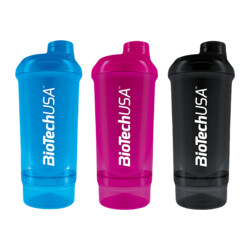 BioTech USA Shaker Wave+ Compact 500 ml + 150 ml