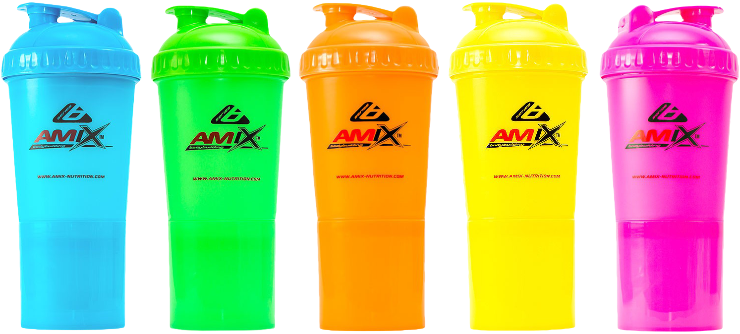 Amix Shaker Monster Bottle 600 ml sárga
