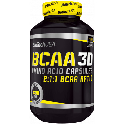 BioTech USA BCAA 3D 180 kapslí