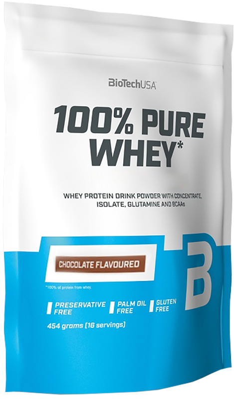 BioTech USA 100% Pure Whey 454 g truskawka