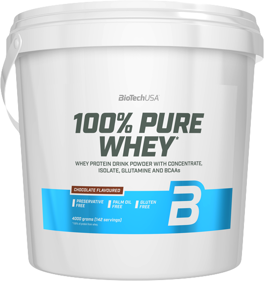 BioTech USA 100% Pure Whey 4000 g orzech laskowy