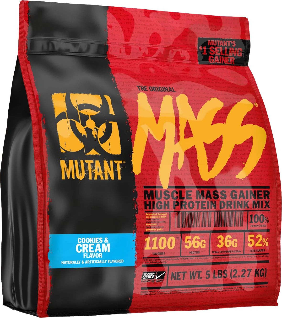 Mutant Mass New 2270 g chocolate triplo