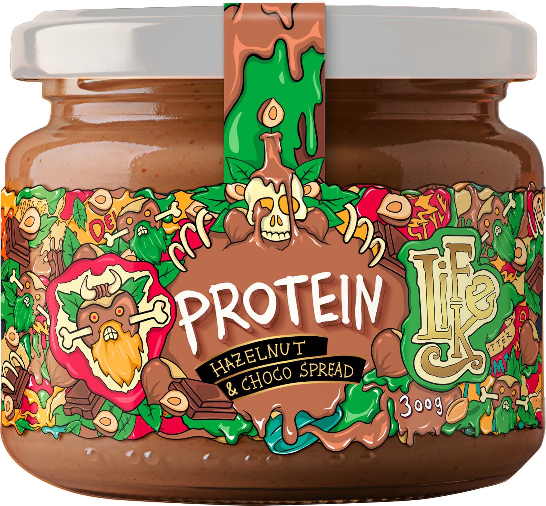 LifeLike Protein Hazelnut Choco Spread 300 g mogyoró-csokoládé