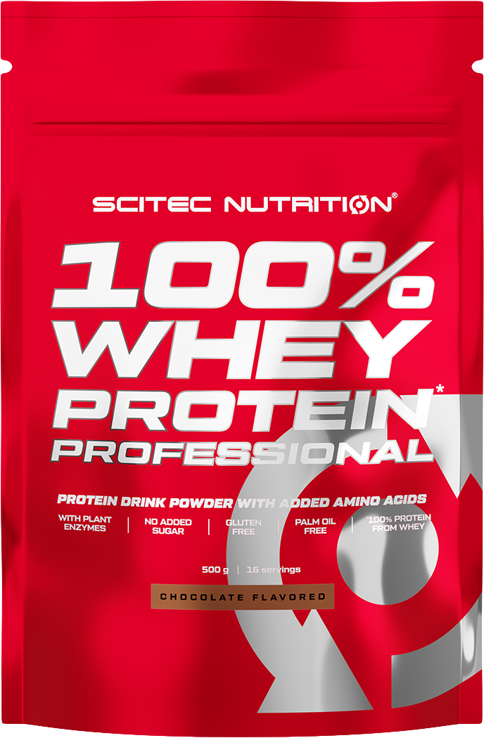 Scitec Nutrition 100% Whey Protein Professional 500 g čokoláda-lieskový orech