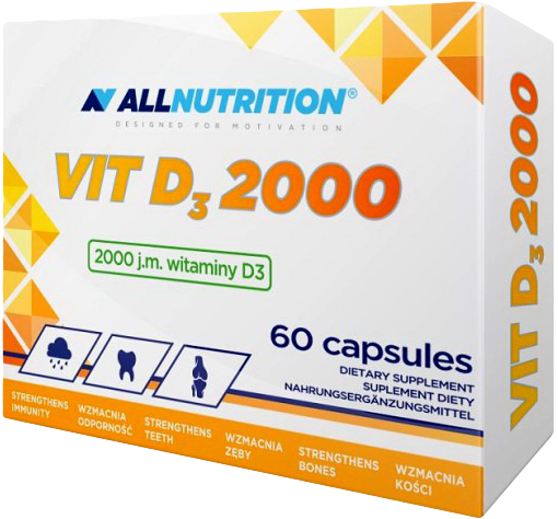ALLNUTRITION Vit D3 2000 60 Kapsúl