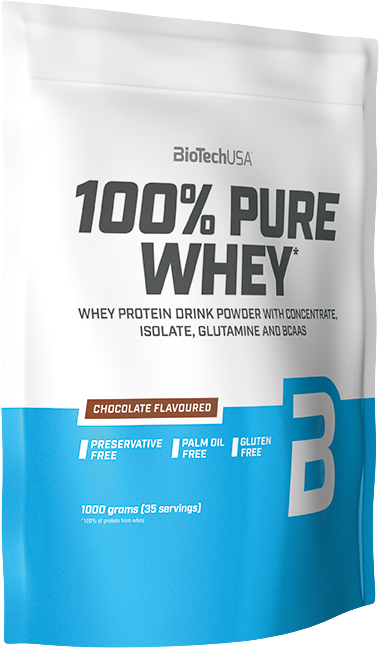 BioTech USA 100% Pure Whey 1000 G čokolada-arašidové Maslo