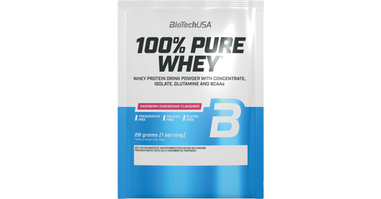 BioTech USA 100% Pure Whey 28 g černá sušenka