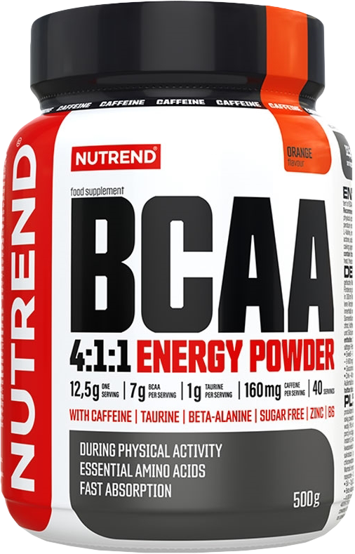 Nutrend BCAA 4:1:1 Energy Powder 500 g malina